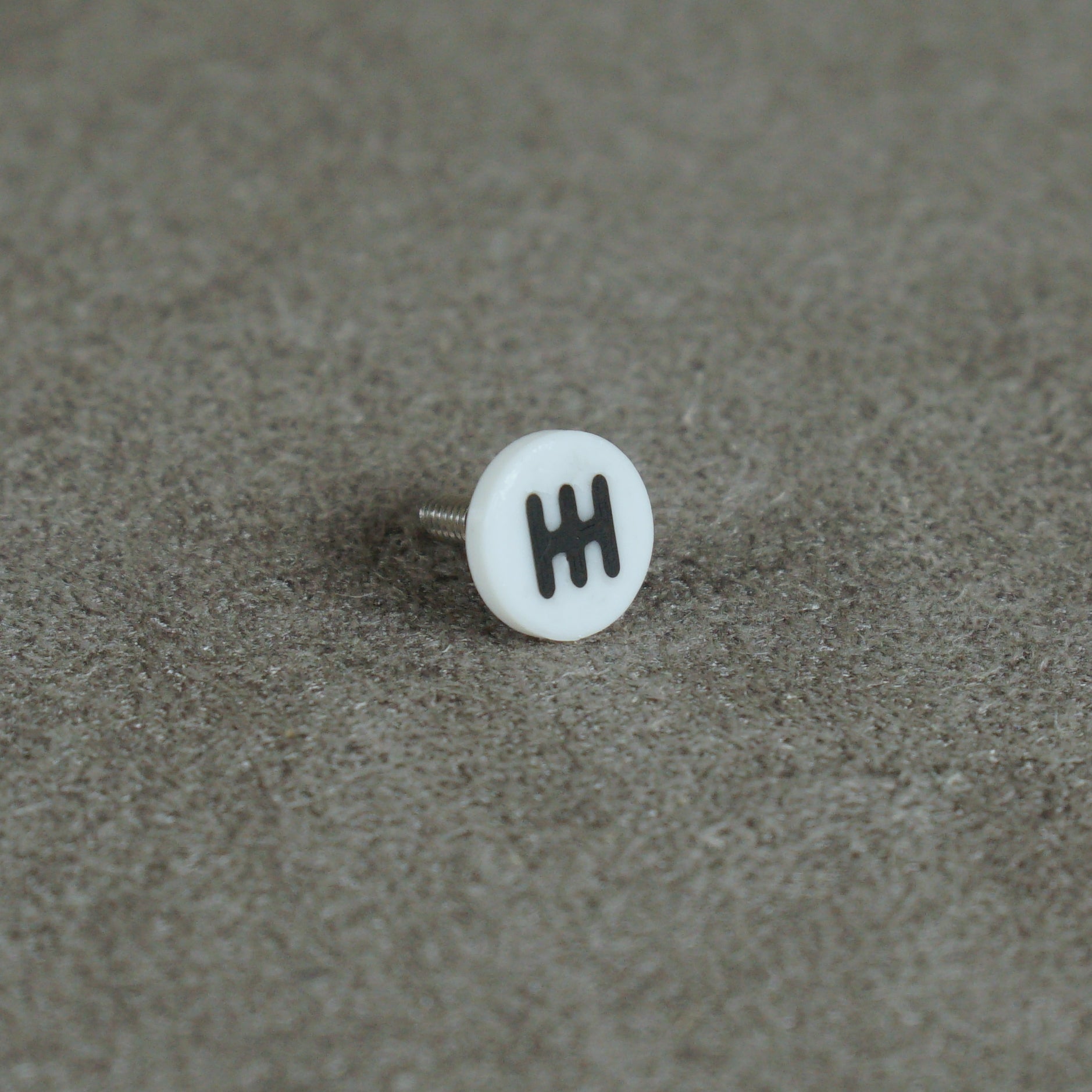 Clutch Button - White