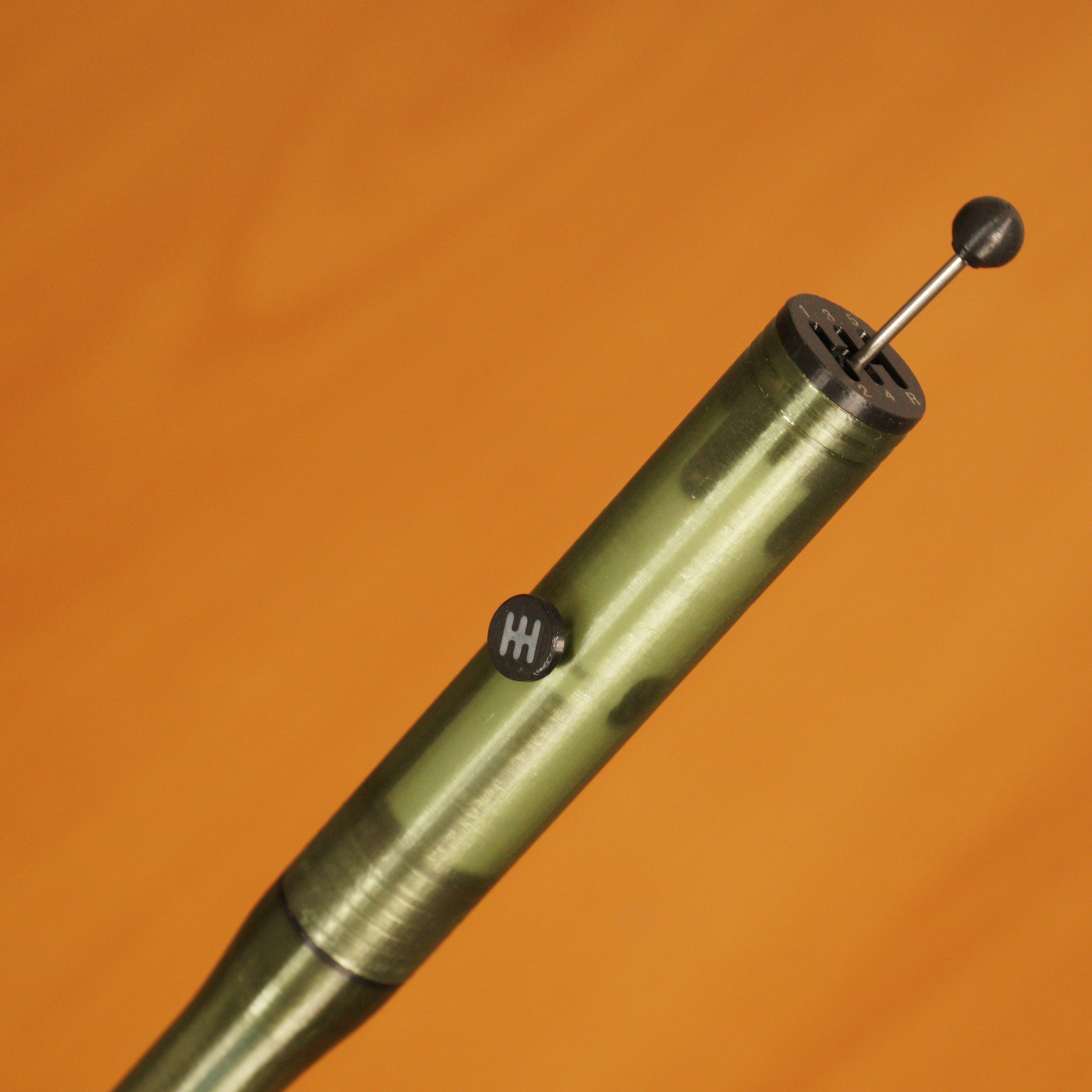 マニュアルトランスミッションペン - オリーブ