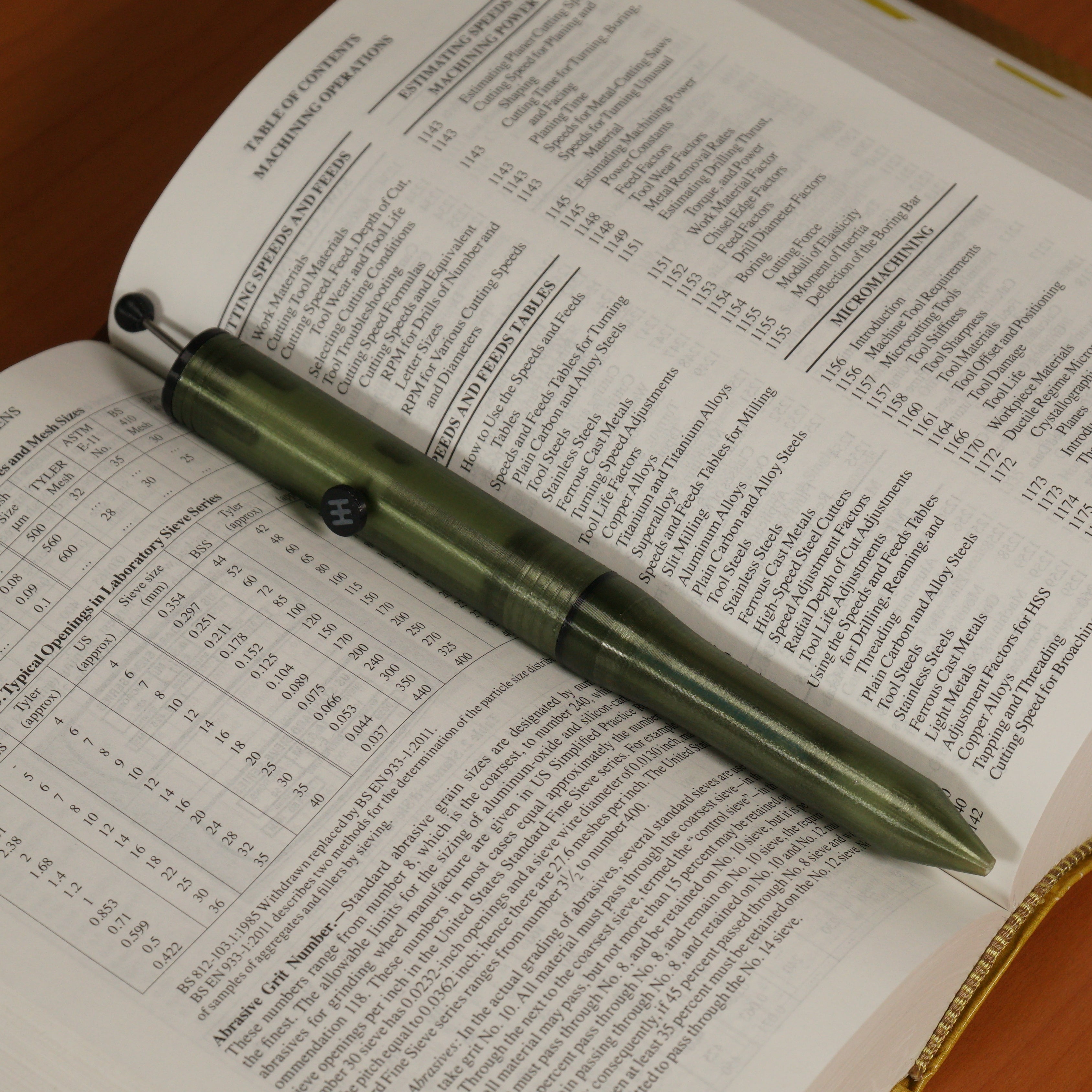 マニュアルトランスミッションペン - オリーブ