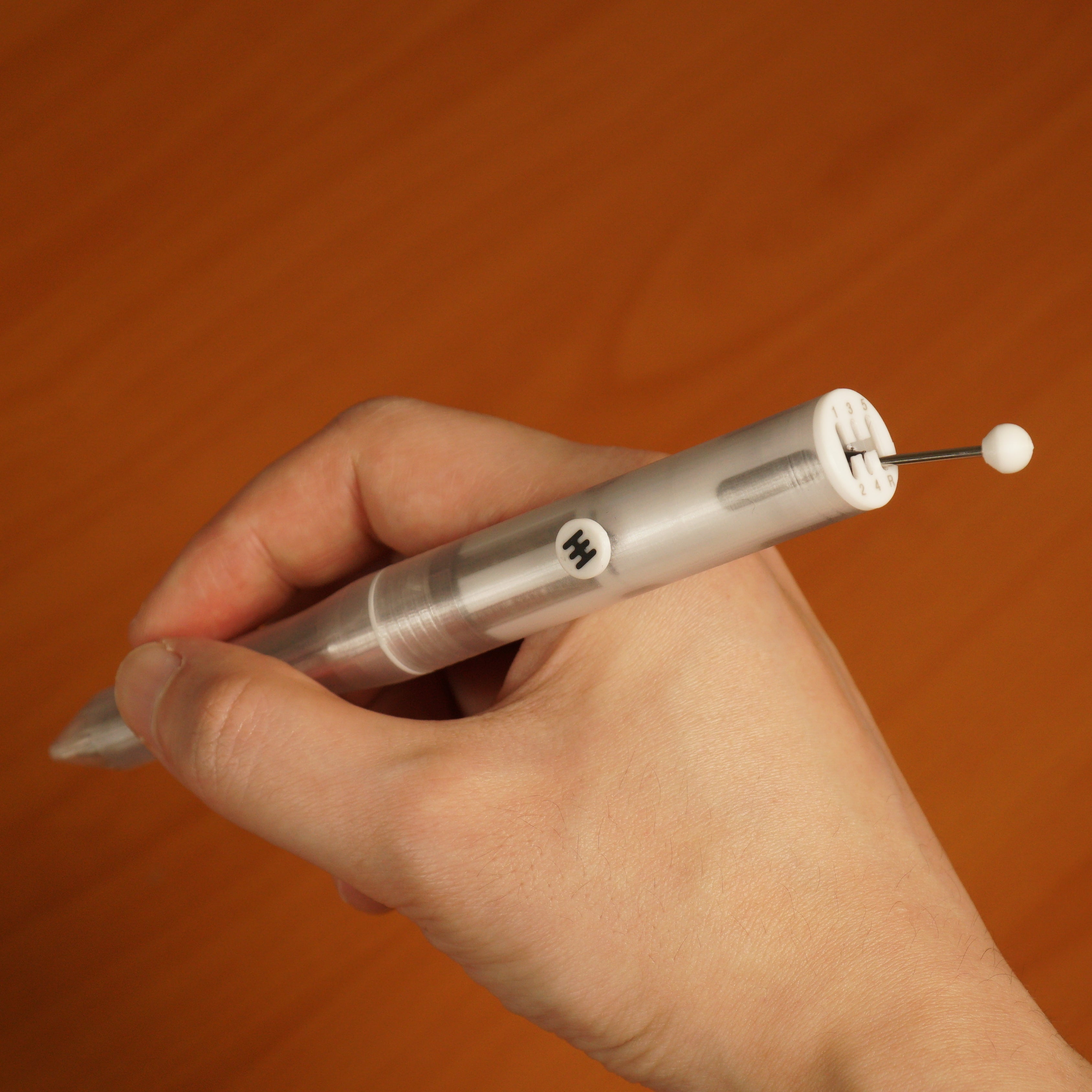 Manual Transmission Pen - White