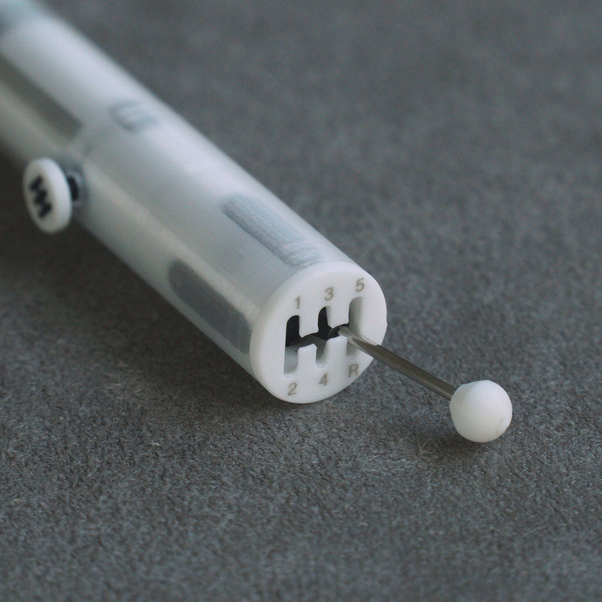 Manual Transmission Pen - White
