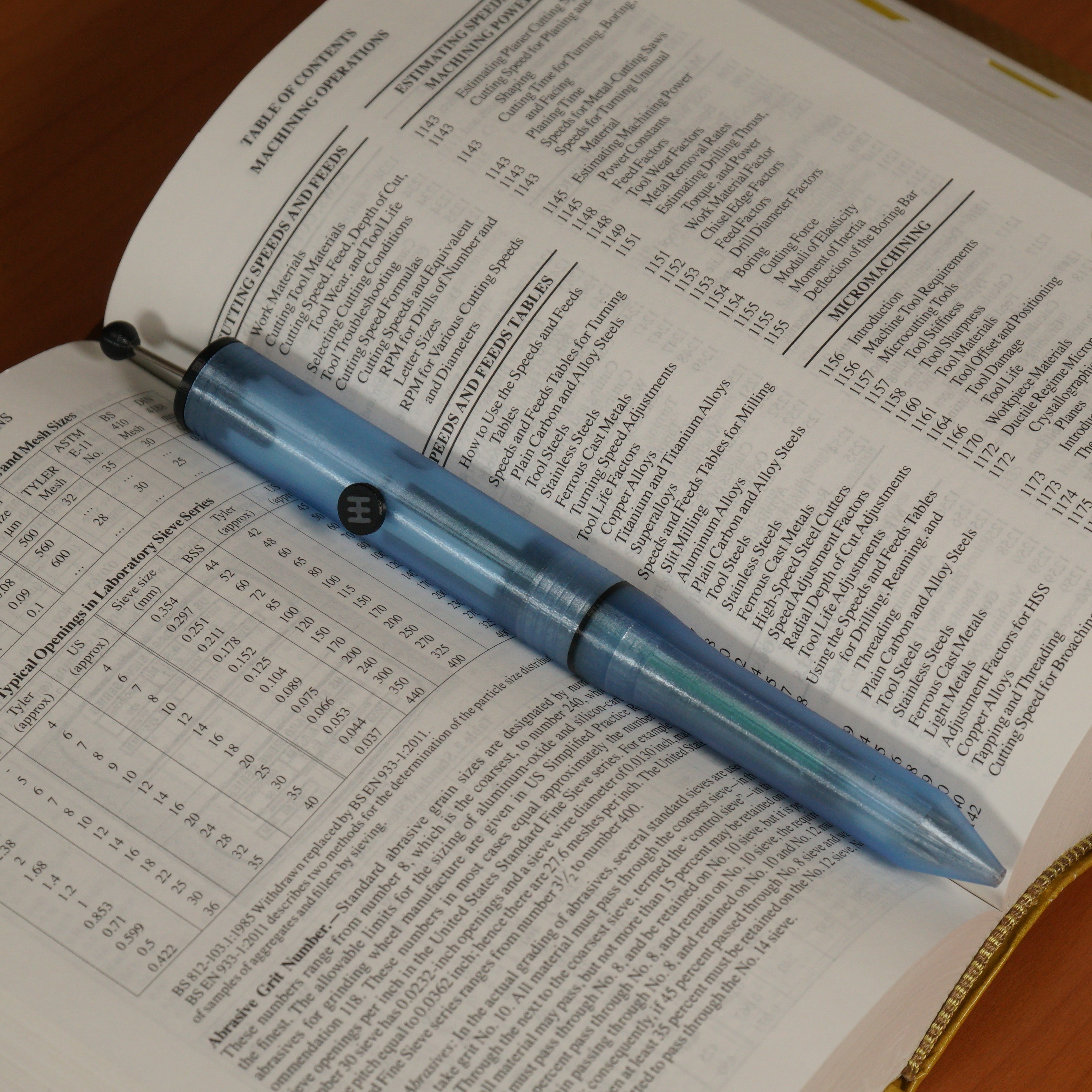 マニュアルトランスミッションペン - ブルー